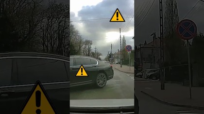 Wymuszenie pierwszeństwa przez kierowcę BMW #shorts #rikordwidjo