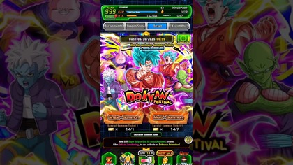TICKET SUMMON GOKU KAIOKEN & HIT DBZ DOKKAN BATTLE