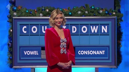 Channel 4 - Fragment teleturnieju "Countdown" w bożonarodzeniowej oprawie graficznej (15 grudnia 2025)
