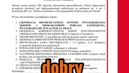 PROJEKT NAPRAWY POLSKIEGO WYMIARU SPRAWIEDLIWOŚCI-2023