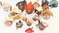 10 pomysłów jak zrobić mini domki do dekoracji [10 IDEAS FOR MINI HOUSES] Pomysły plastyczne DiY