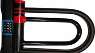 Takich zamków lepiej unikać - małe zapięcie rowerowe na okrągły klucz typu tubular.