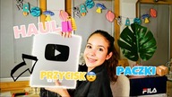 Srebrny PRZYCISK YouTube UNBOXING  / samosiaa