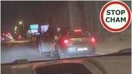 Kierowca robił brake check i próbował wjechać w taksówkarza #890 Wasze Filmy