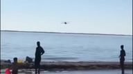 Wypadek podczas lądowania samochodu