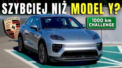 Elektryczne PORSCHE MACAN na trasie 1000 km! Tego brakuje w Tesli Model Y...