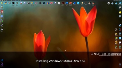Running Windows 10 on a DVD disc