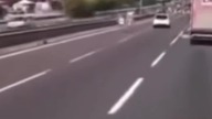 Driftowanie na autostradzie #tsno #transport #drift