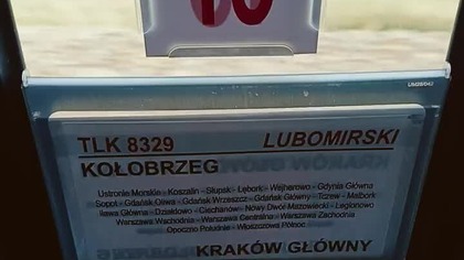 TLK 8329 Lubomirski Kołobrzeg - Trójmiasto - Warszawa- Kraków! 30 minut opóźnienia bez powodu xd PKP