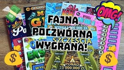Zdrapki Lotto  Odcinek na plusie!  Nie ma to jak szczęśliwa zdrapka! 