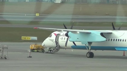 DHC 8 402Q,OE- LGK, Warszawa- Wien, Austrian Arrows, 19. 03. 14
