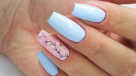 Flowers nails art tutorial /Charbonne