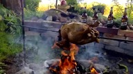 Grilled chicken / Garden kuRaż / kurczak z rożna