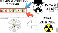 PROMIENIWANIE, CO ZATRZYMUJE ? OŁÓW, PAPIER? ZADANIE 28 I 29 CKE 2006 #Chemia