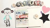 Taśmy washi w moim bullet journal, czyli co nowego z AliExpress
