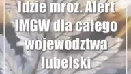 Idzie mróz.  Alert IMGW dla całego województwa lubelskiego