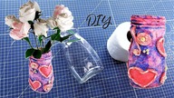 Słoiczek po kawie + papier toaletowy i mam oryginalny prezent dla babci lub mamy Recykling DIY