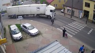 Starsza kobieta potrącona przez ciężarówkę