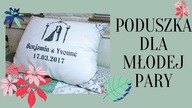 Poduszka(prezent) dla Młodej Pary//Pillow (gift) for the newlyweds//
