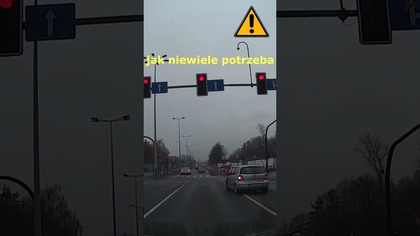 Jeszcze zdążę, przejazd na czerwonym #shorts #rikordwidjo