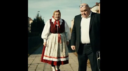 BABKA MAŃKA JEŹDZI NA DESKOROLCE! #veo3 #polska #zabawa #dlaciebie #zabawne #śmieszne #deskorolka