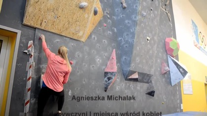 Wspinaczkowa Sobota w Gogolinie - Agnieszka Michalak I miejsce