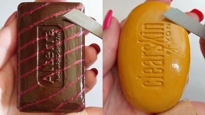 Soap Carving ASMR Relaxing Sounds no talking Satisfying ASMR Video