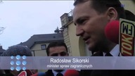 Sikorski złożył kwiaty na grobie księdza Popiełuszki