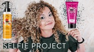 TEST NA ŻYWO  Kosmetyki stylizujące Selfie Project  WARTO CZY NIE?  | Curly Madeleine