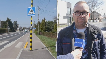 Oznakowanie przejść dla osób niedowidzących w Jaworznie