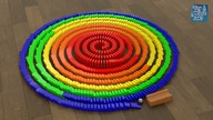 Domino Effect - 1000 Spiral Simulation | CzyWieszJak