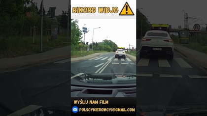 Wyprzedzanie na skrzyżowaniu i PDP #polscykierowcy #shorts #dashcam #polska #carcrash #crash