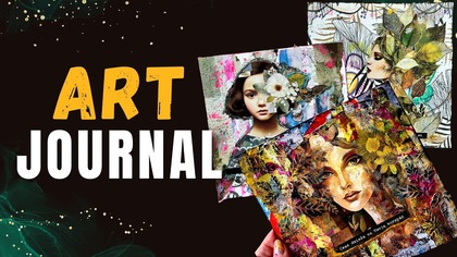 Art Journal na żywo | Kolor struktura i nowe kolekcje Wśród liści oraz Błękitny szyk