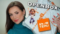 OpenBox Otwieramy Wspolnie Ogromna Paczke z Temu! Stylizacja Paznokci i Kolorówka