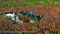 Jagiellonia Białystok świętuje pierwszy tytuł w historii swojego klubu piłkarskiego mistrza Polski! 