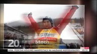 Plebiscyt na Sportowca Roku 2013 - sylwetka Kamila Stocha (22. 12. 2013)