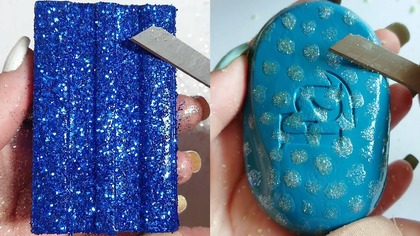 Soap Carving ASMR Relaxing Sounds no talking Satisfying ASMR Video #soapcarving #carvingsoap #acmp