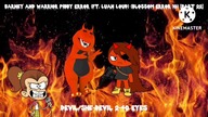 Updated Thumbnails for Barney and Warrior Pibby Error (Ft.  Luan Loud) (Blossom Error 10)