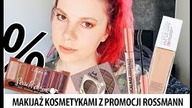 MAKIJAŻ KOSMETYKAMI Z PROMOCJI -55% W ROSSMANNIE: MAYBELLINE, EVELINE, LOVELY