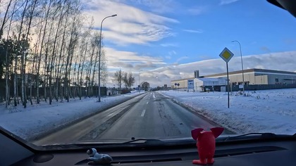 Driving in winter - GoPro 13 4K HDR HLG 60 fps