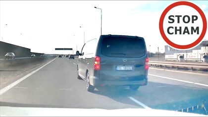 Kierowca BUSa zajeżdża drogę na autostradzie A2 #2178 Wasze Filmy