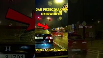 Na czerwonym jak przecinak #rikordwidjo #polska #policja #czerwone