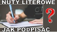  Jak zrobić nuty literowe  (Jak podpisać  nuty automatycznie)