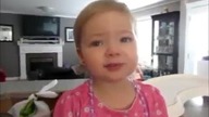 2 year old Makena sings Adele