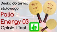 Palio Energy 03 Deska do tenisa stołowego - Opinia