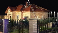 Pożar domu jednorodzinnego