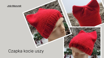 Jak szybko zrobić czapkę KOCIE USZKA.