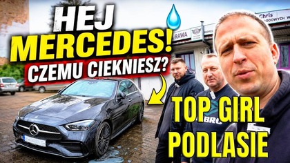 Hej Mercedes, czemu ciekniesz? | Rozbieramy nową C-Klasę 2025 przy 1300km przebiegu!