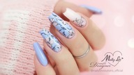 Spring flowers nails art tutorial step by step / Allepaznokcie Molly Lac