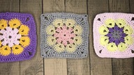 Kwadrat Podkładka 12 cm, prosty tutorial - wytłumaczone krok po kroku #264